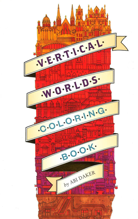 Vertical Worlds (Coloring Book)