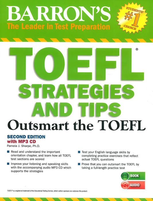TOEFL Strategies and Tips with MP3 CDs: Outsmart the TOEFL iBT