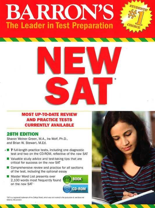 Barron's New SAT With Cd_Rom, 28Th Edition