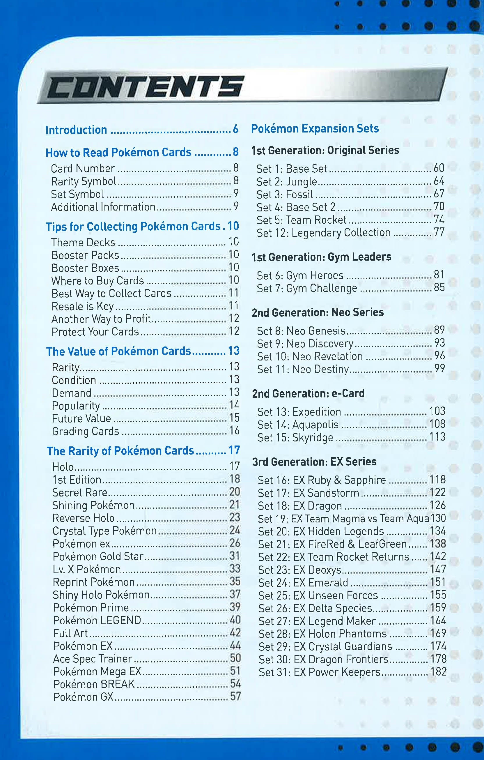 Pokemon Cards: The Unofficial Ultimate Collector's Guide – BookXcess
