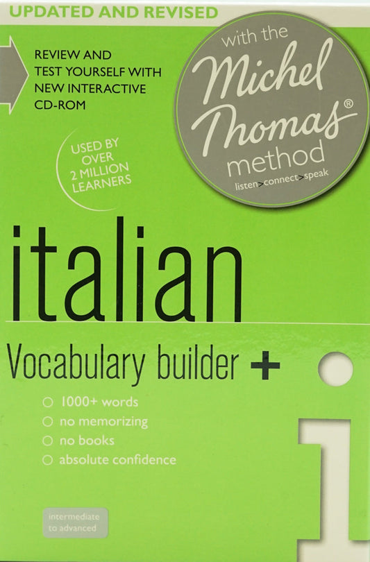 Italian Vocabulary Builder+ (Learn Italian With The Michel Thomas Method)