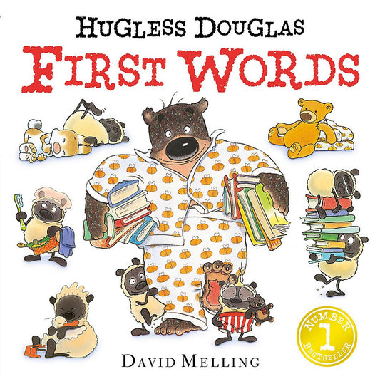 (Original Price RM17.90) Hugless Douglas First Words Board Book
