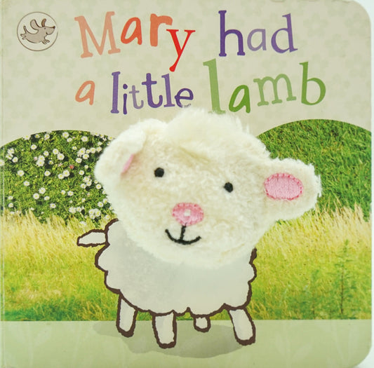 Little Learners Mary Had A Little Lamb Finger Puppet Book