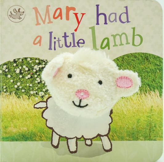 Little Learners Mary Had A Little Lamb Finger Puppet Book