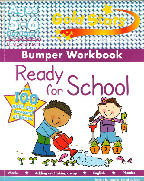 Gold Stars: Ready For School Bumper Workbook (Age 5-6)