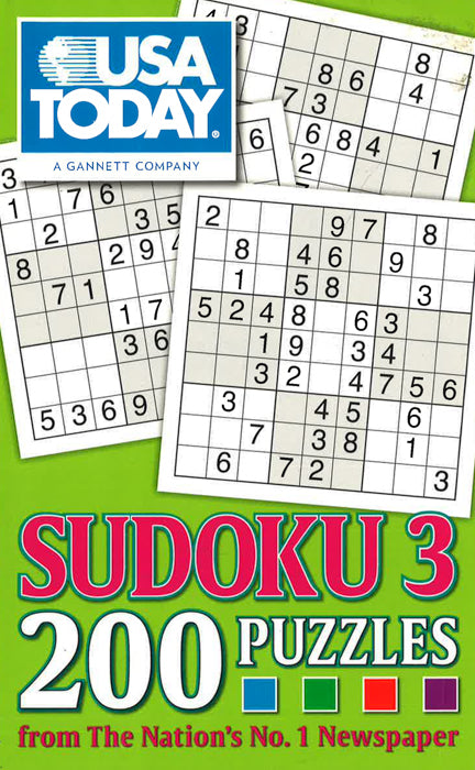 Usa Today Sudoku 3: 200 Puzzles