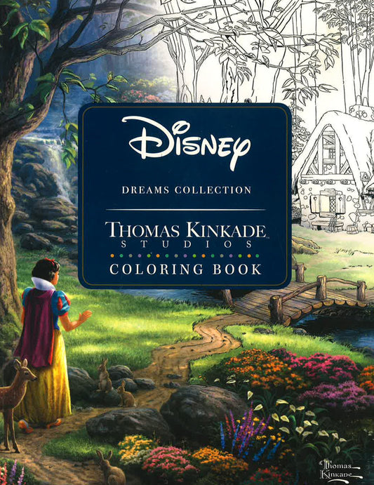 Disney Dreams Collection Thomas Kinkade Studios Coloring Book