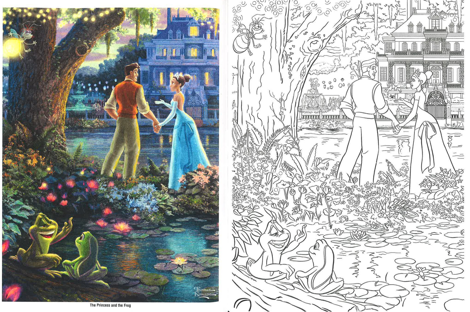 Disney Dreams Collection Thomas Kinkade Studios Coloring Book by Thomas  Kinkade, 9781449483180