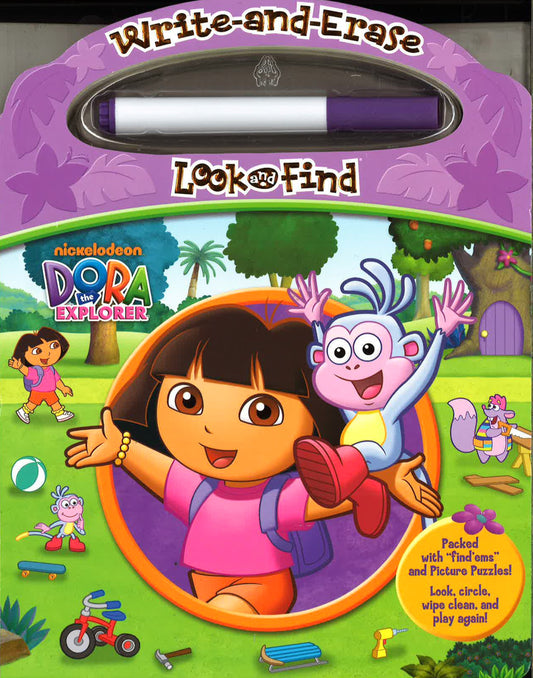 Dora The Explorer: Write-And-Erase Look And Find