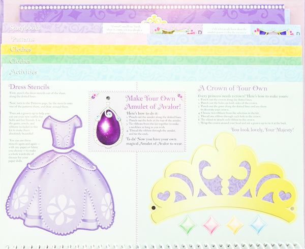 Disney Princess: Sofia The First (Storybook And Paper Doll Kit