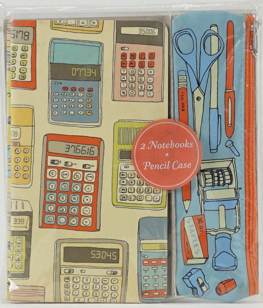 Notes And Calculations (Notebooks And Pencil Case Set)