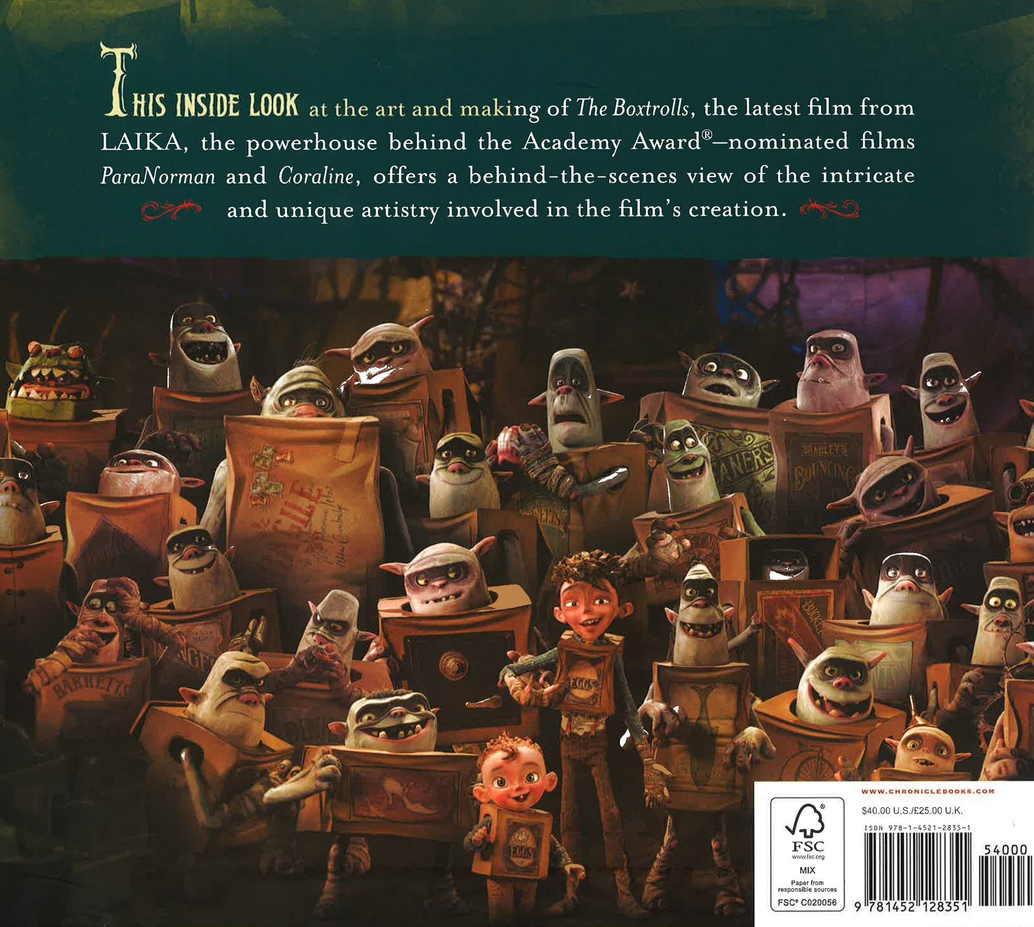 The Art of The Boxtrolls ボックストロール 英語版 画集 Amazon.co.jp: The Art of The Boxtrolls (English Edition