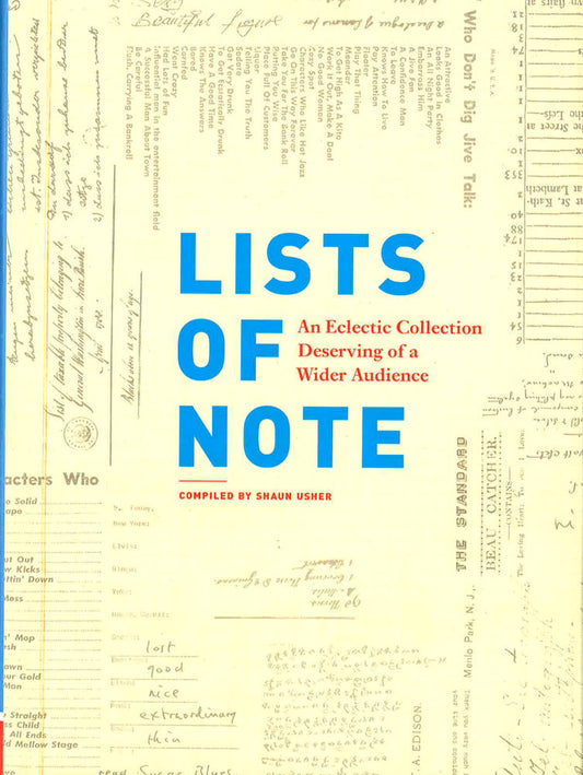 Lists Of Note