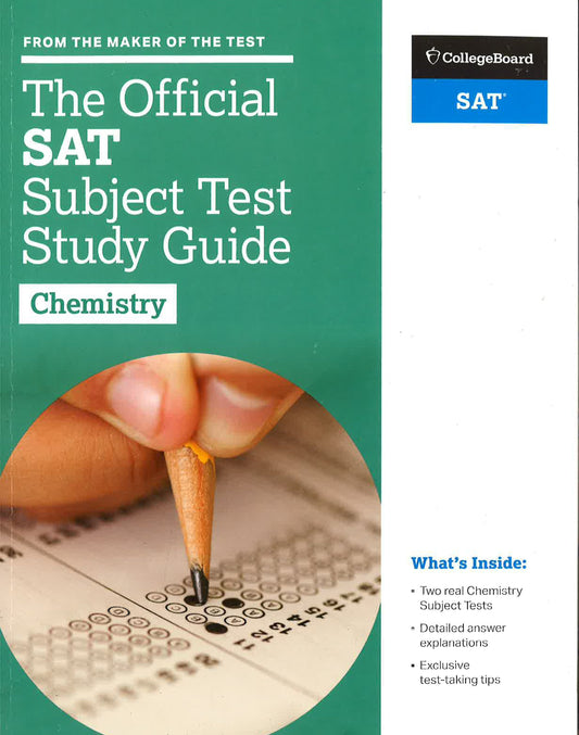 The Official Sat Subject Test Study Guide: Chemistry (Collegeboard)