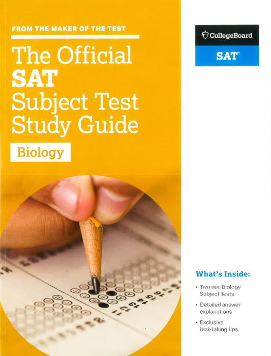 The Official Sat Subject Test In Biology Study Guide