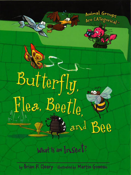 Butterfly, Flea, Beetle, And Bee