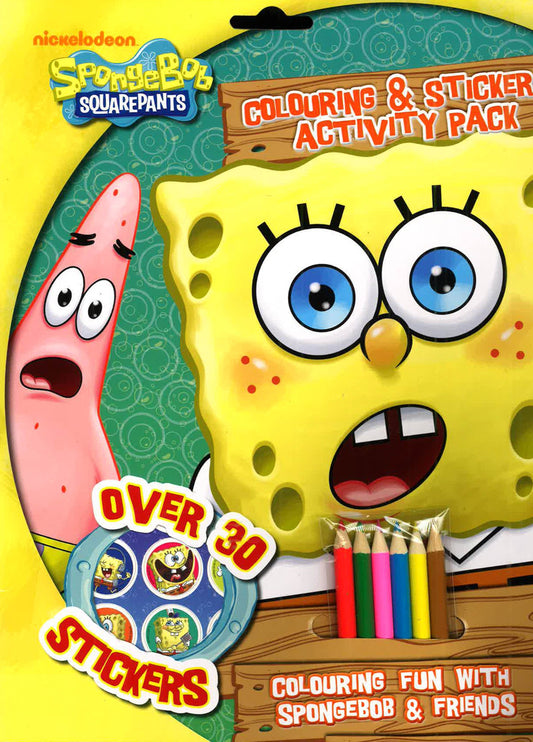 SPONGEBOB SQUAREPANTS: COLOURING & STICKER ACTIVITY PACK