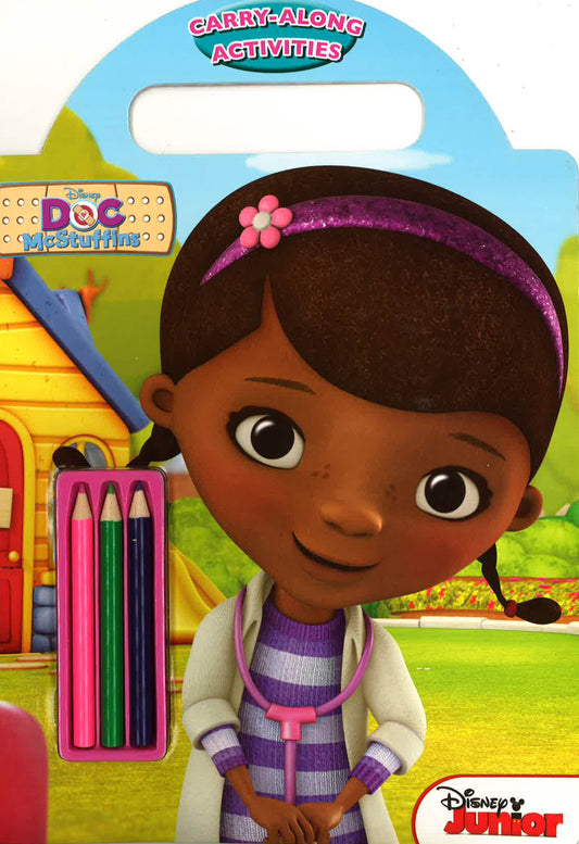 Disney Doc Mcstuffins Carry-Along Activities With Pencils