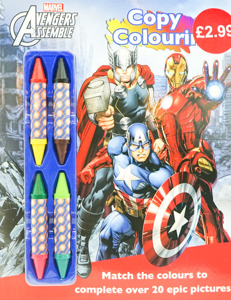 Marvel: Copy Colouring