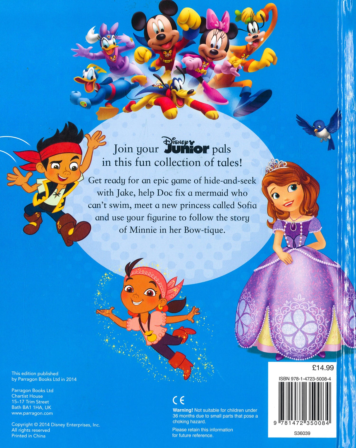 Disney Jr. Book Disney Junior Treasury: Includes 6 Amazing Stories – BookXcess