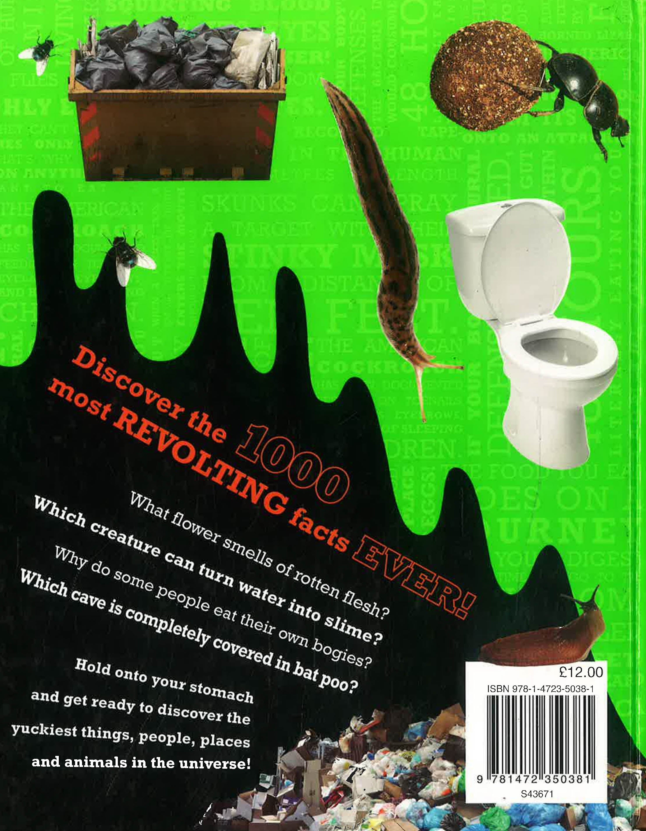 Distgusting Fact 1000 Awesomely Gross & Disgusting Facts – BookXcess