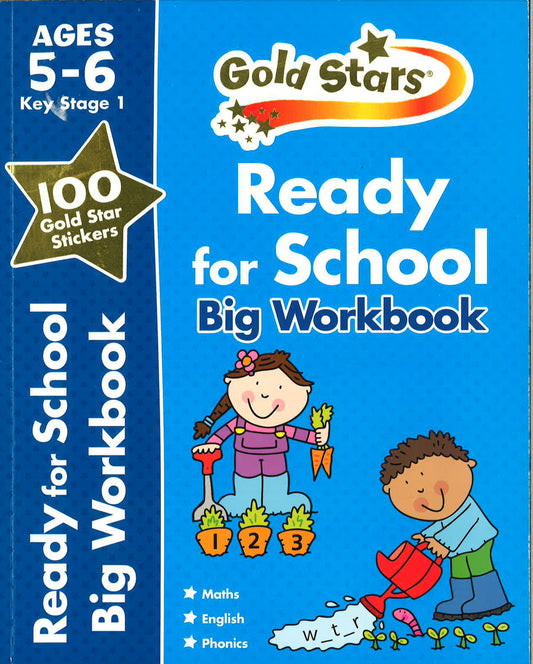 Gold Stars: Ready For School Big Workbook Ages 5-6 Stage 1