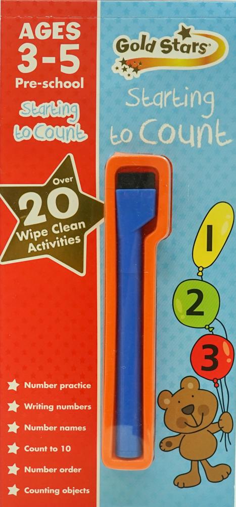 Gold Stars Starting To Count Ages 3-5 Pre-School