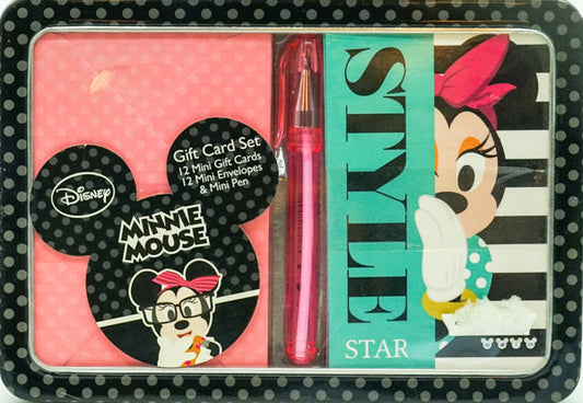 Minnie Gift Cards Tin Set