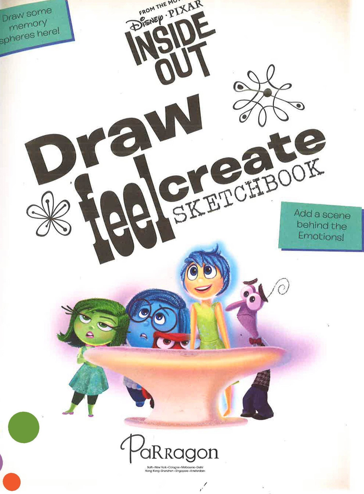 Create Inside Out Disney Pixar Inside Out : Draw Feel Create Sketchbook – BookXcess
