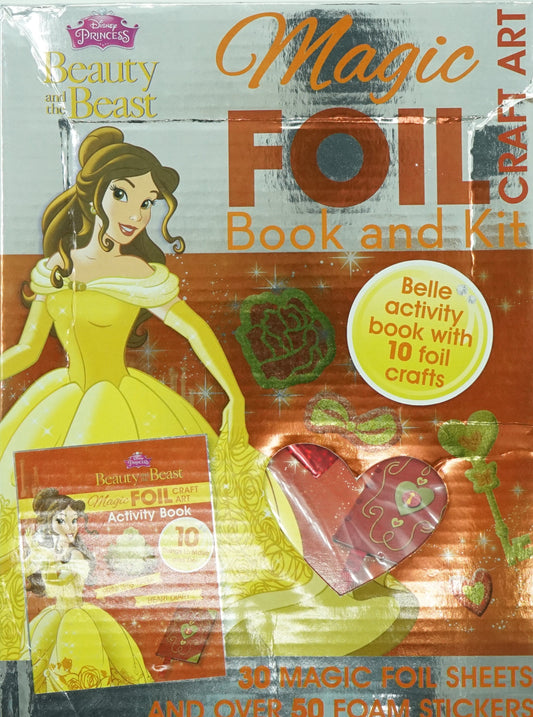 Disney Princess Beauty And The Beast Magic Foil Craft Art