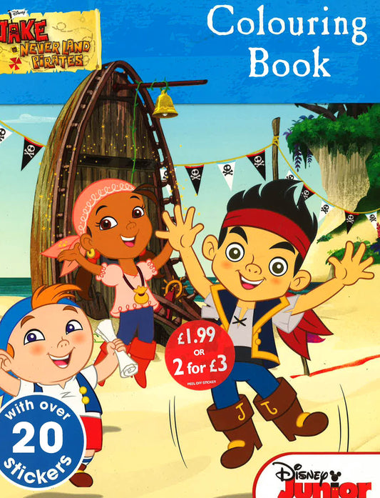 Disney Jake And The Never Land Pirates Colouring Book