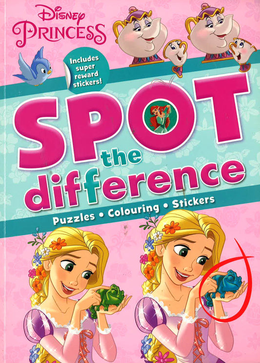 DISNEY PRINCESS SPOT THE DIFFERENCE
