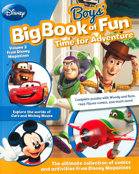 Disney Boys' Big Book Of Fun - Time For Adventure