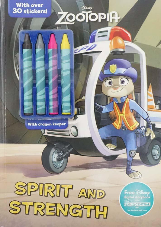 Spirit And Strength Coloring Book With Crayons (Disney Zootopia)