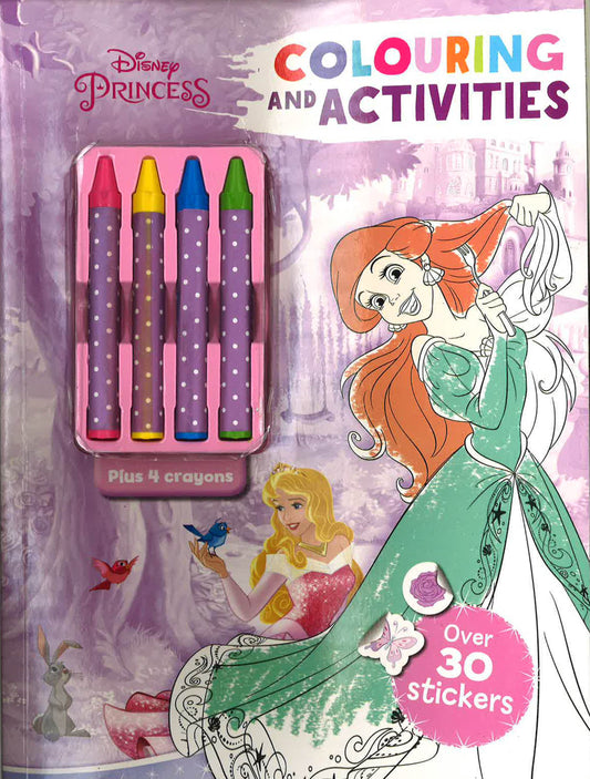 Disney Princess: Colouring And Activities W/ Crayon