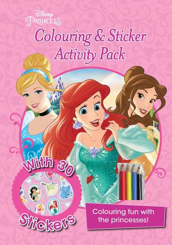 Disney Princess Colouring &Amp; Sticker Activity Pack: Colouring Fun With The Princesses!