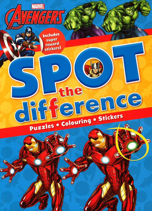 [Bargain Corner] Marvel Avengers Spot The Difference: Includes Super Reward Stickers!