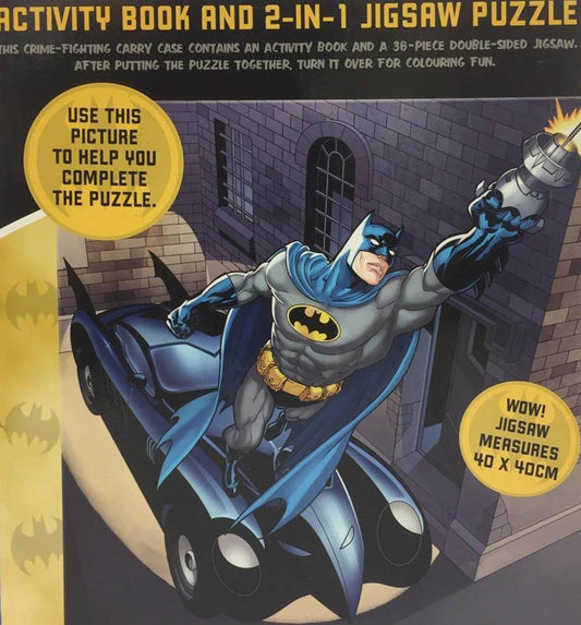 Batman Caped Crusader Adventure: Activity Book And 2-In-1 Jigsaw Puzzle