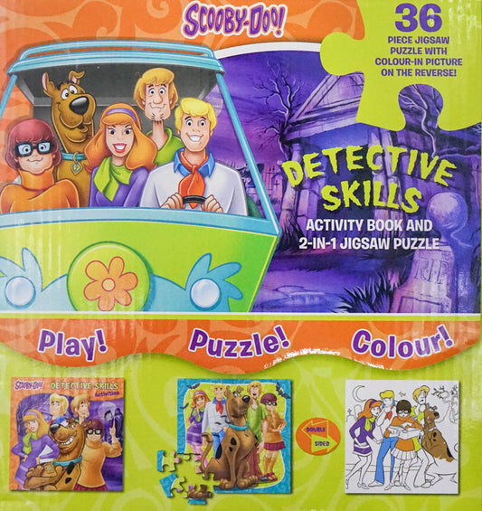 Scooby Doo Detective Skills: Activity Book And 2 In 1 Puzzle