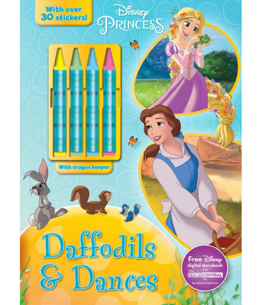 Disney Princess Daffodils & Dances (Color & Activity With Crayons)