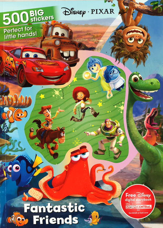 Fantastic Friends: 500 Big Stickers (Disney Pixar)