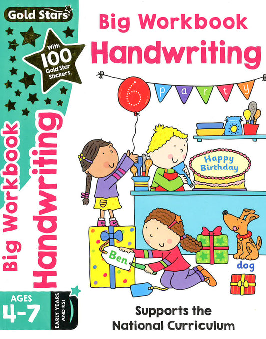 Gold Stars Big Workbook Handwriting Ages 4-7 Early Years And