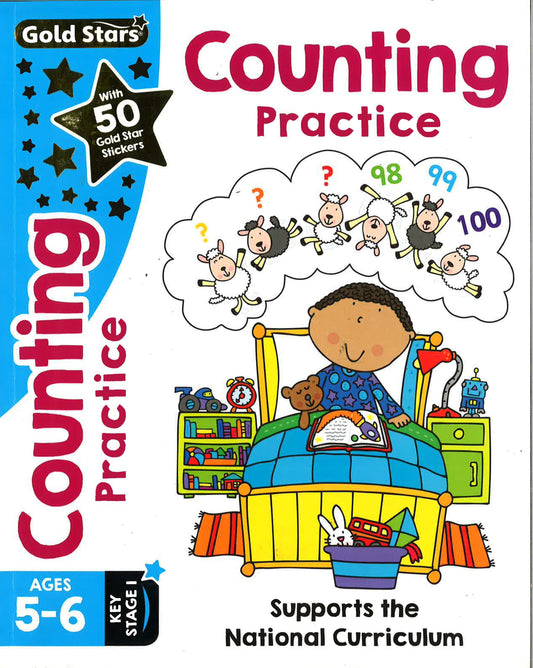 Gold Stars Counting Practice Ages 5-6 Key Stage 1 : Supports The National Curriculum