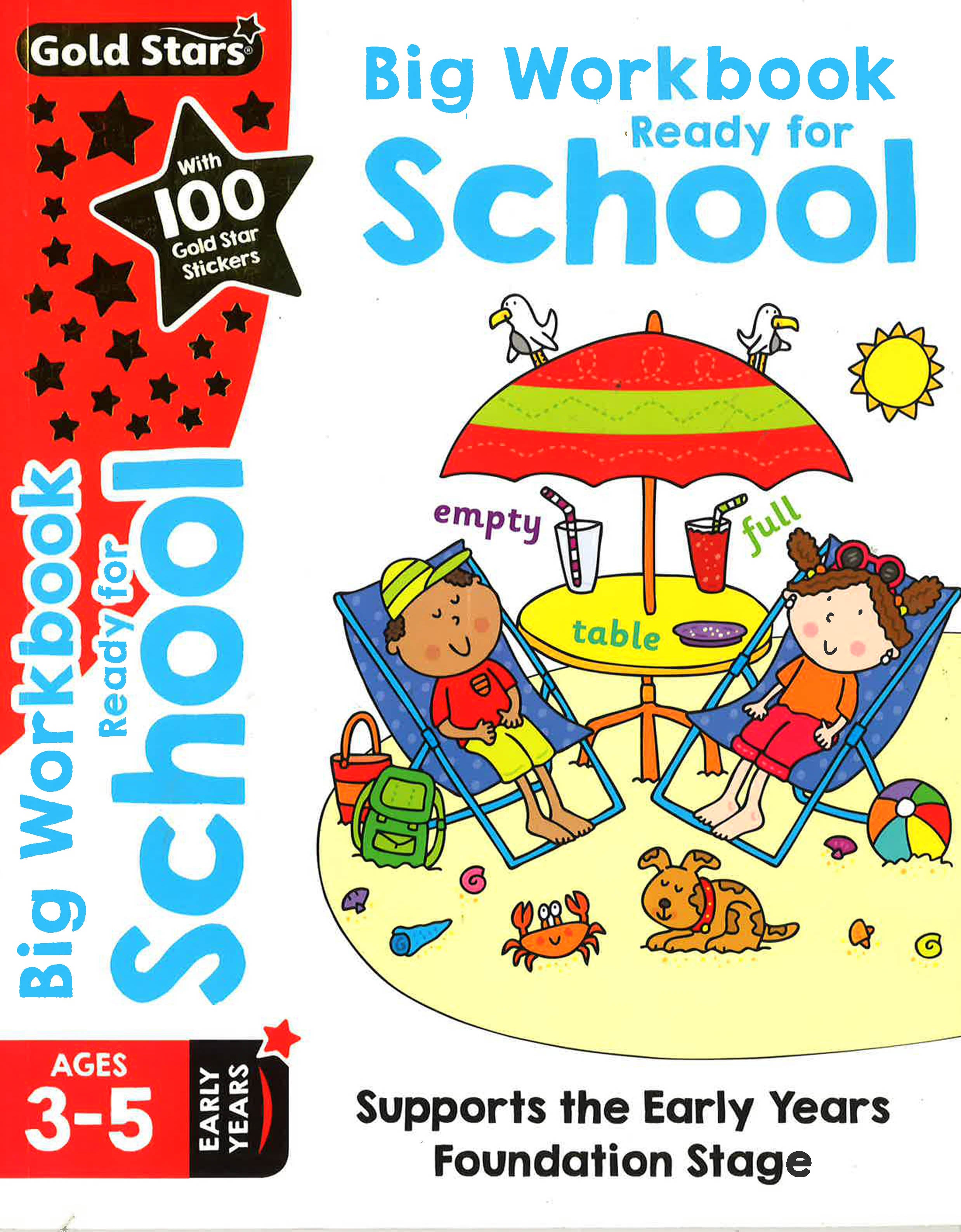 Gold Stars Big Workbook Ready For School Ages 3-5 Early Years: Support ...