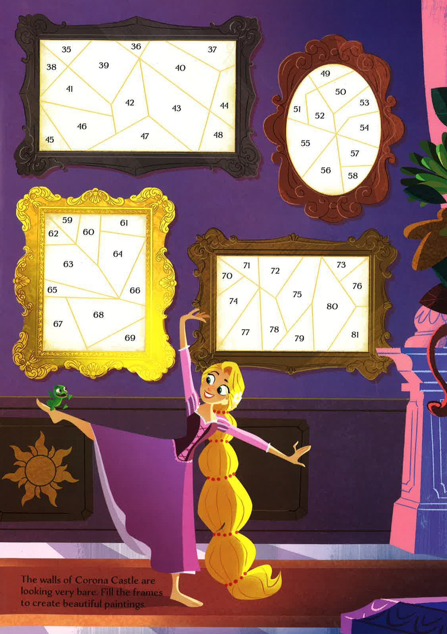 Tangled Numbers Mosaic Sticker By Numbers (Disney Tangled, The Series) – BookXcess