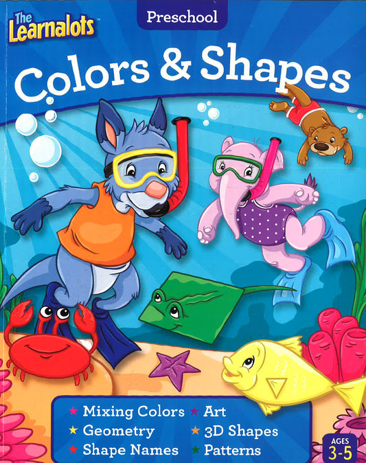 The Learnalots Preschool Colors & Shapes Ages 3-5