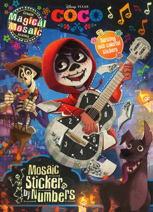 Disney Pixar Coco: Mosaic Sticker By Numbers