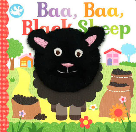 Little Learners Baa, Baa, Black Sheep Finger Puppet Book