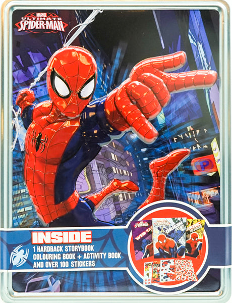 Marvel Ultimate Spider-Man Activity Happy Tin