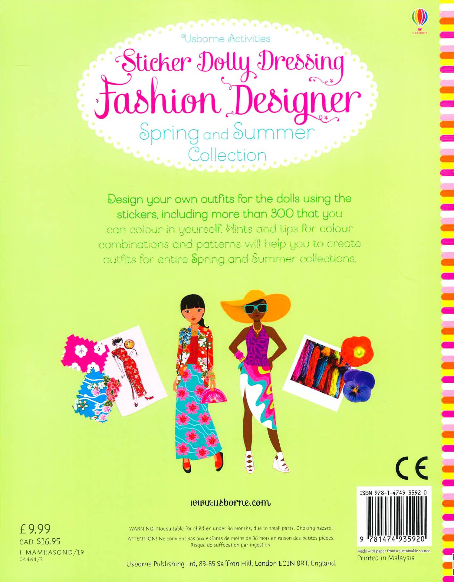 Sticker Dolly Dressing Fashion Designer Spring And Summer Collection BookXcess Sticker Dolly Dressing Fashion Designer Spring And Summer Collection BookXcess